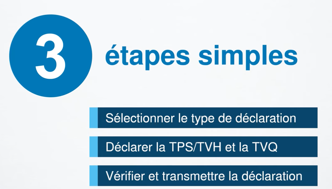 Guía para presentar el reporte de taxes TPS/TVQ